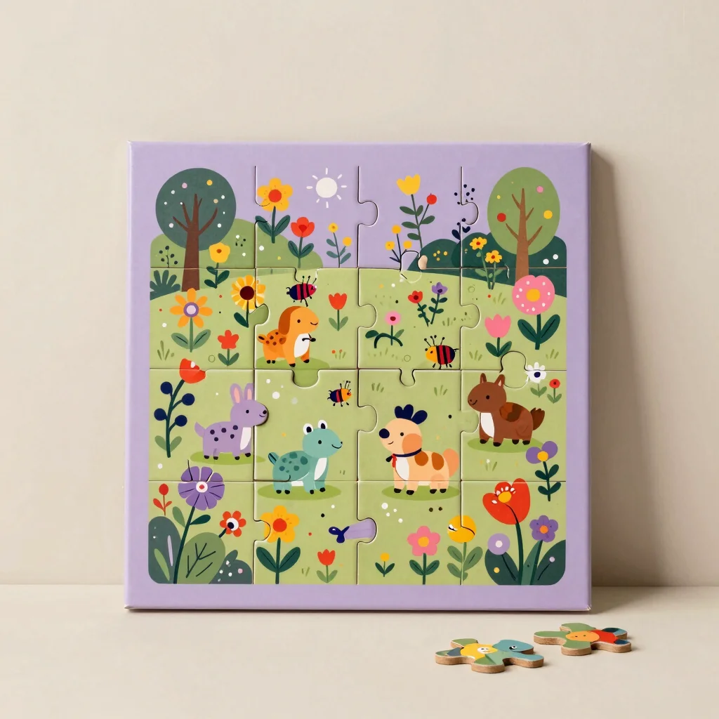 Puzzle Jardín Curioso